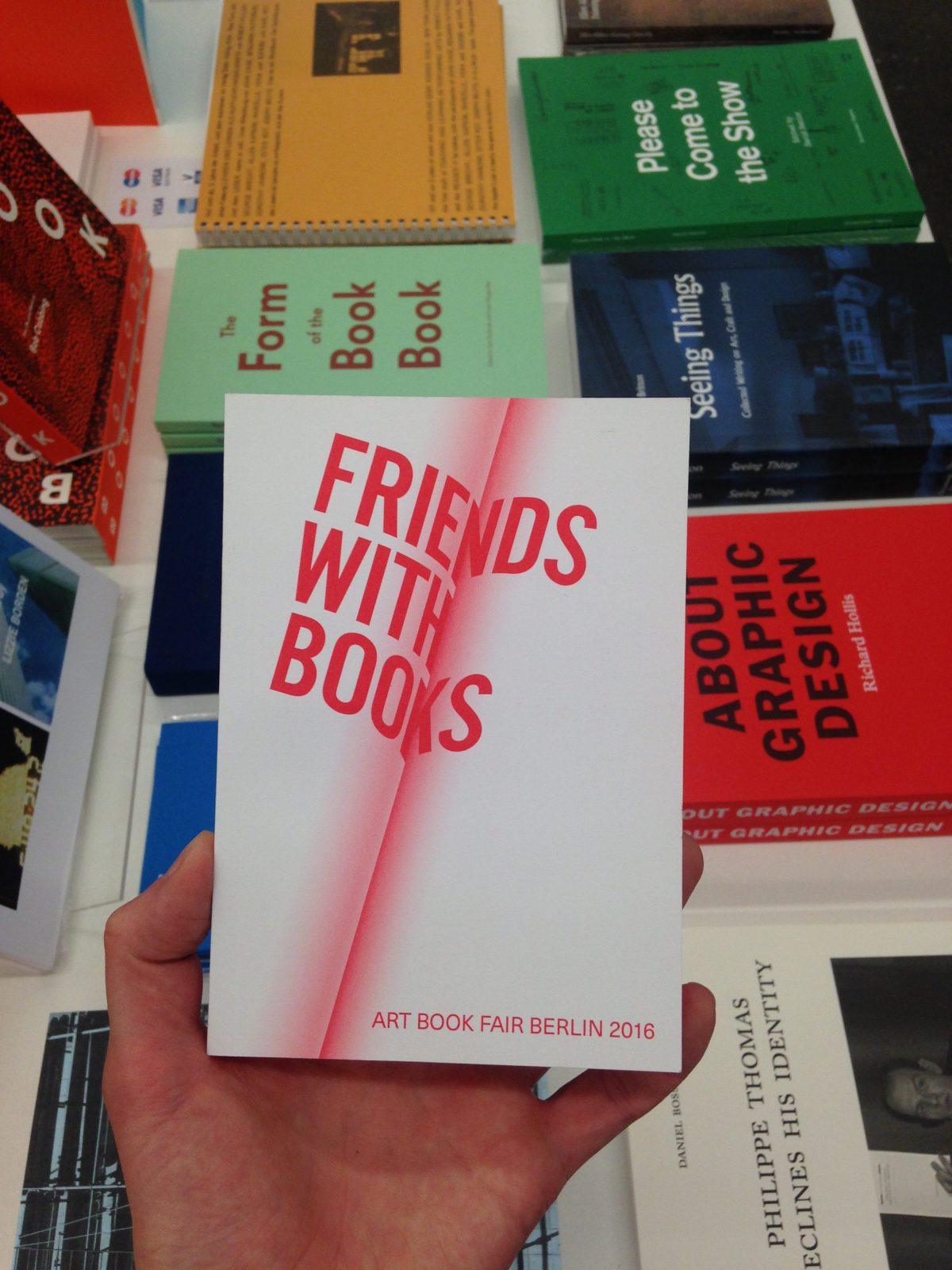 Occasional Papers at Friends with Books Berlin, 2016