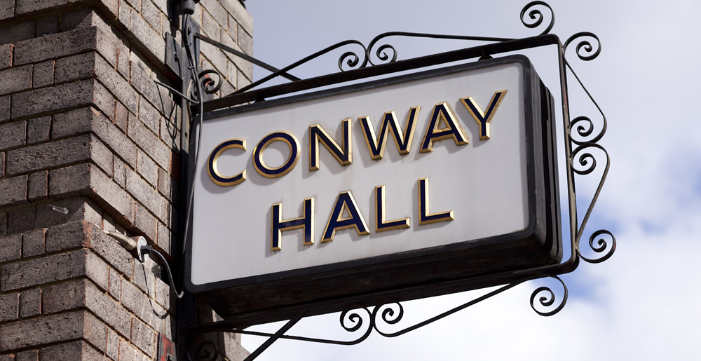 Conway Hall sign